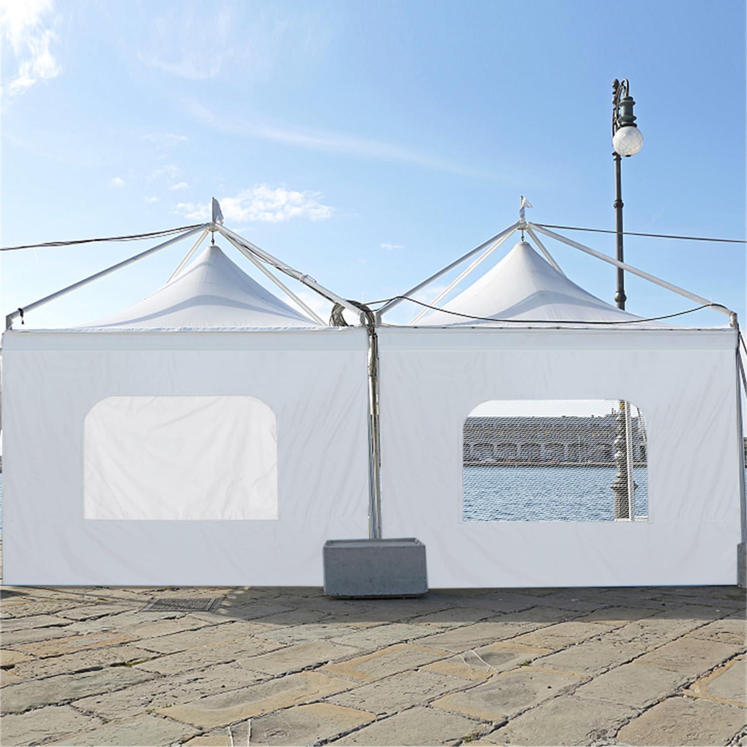 Pared lateral de sombra Jorohiker 10x10 con ventana malla