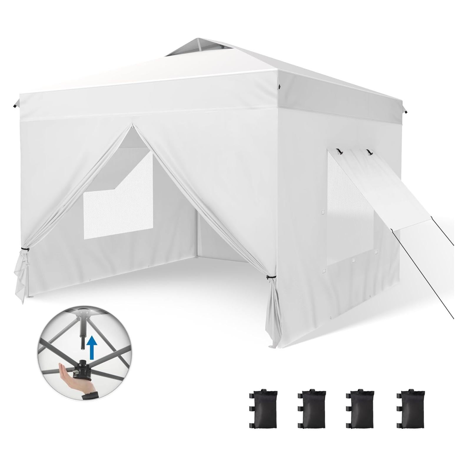 Carpa Plegable PHI VILLA 3x3m con Paredes Laterales - Impermeable