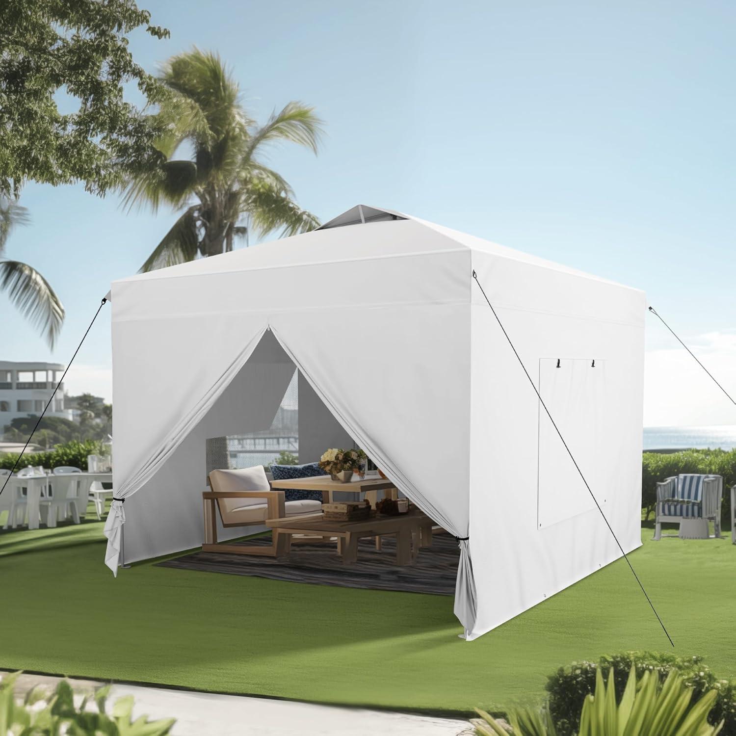 Carpa Plegable PHI VILLA 3x3m con Paredes Laterales - Impermeable