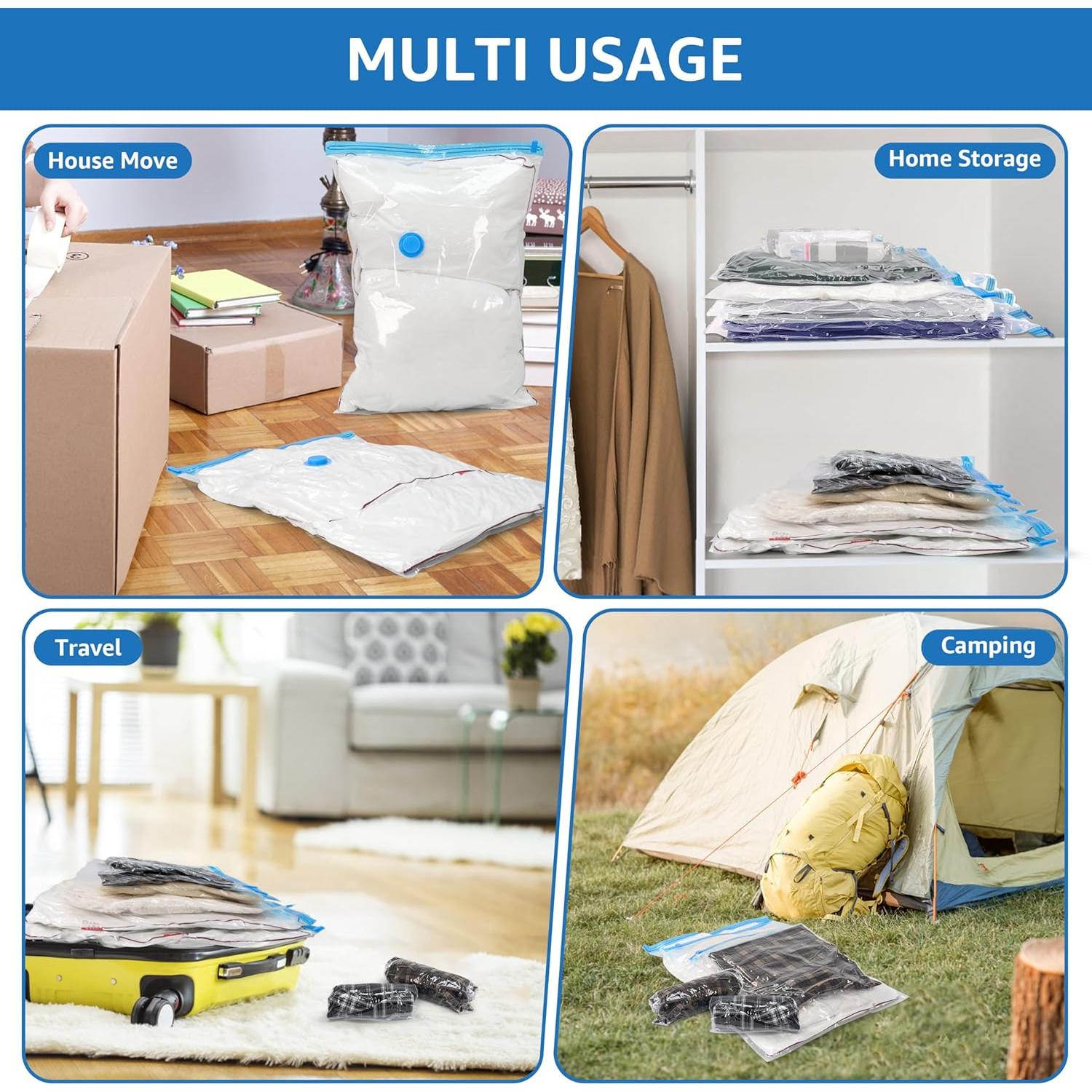 30 Bolsas de Almacenamiento al Vacío Simple Deluxe