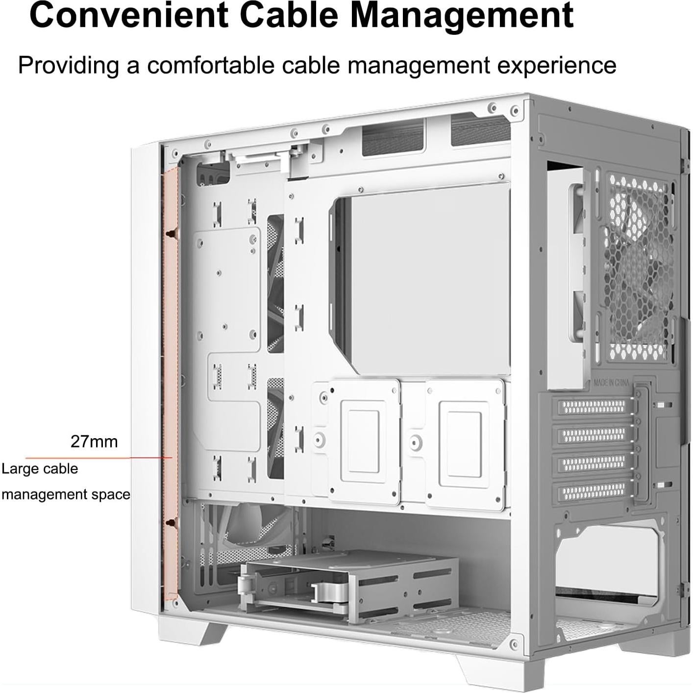 Caja PC PCCOOLER C3D310 M-ATX con Ventiladores ARGB