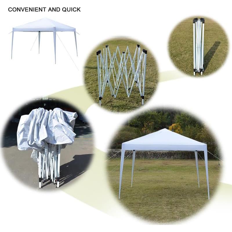 Carpa de Dosel Plegable Instantánea 3x3m Oxford 210D