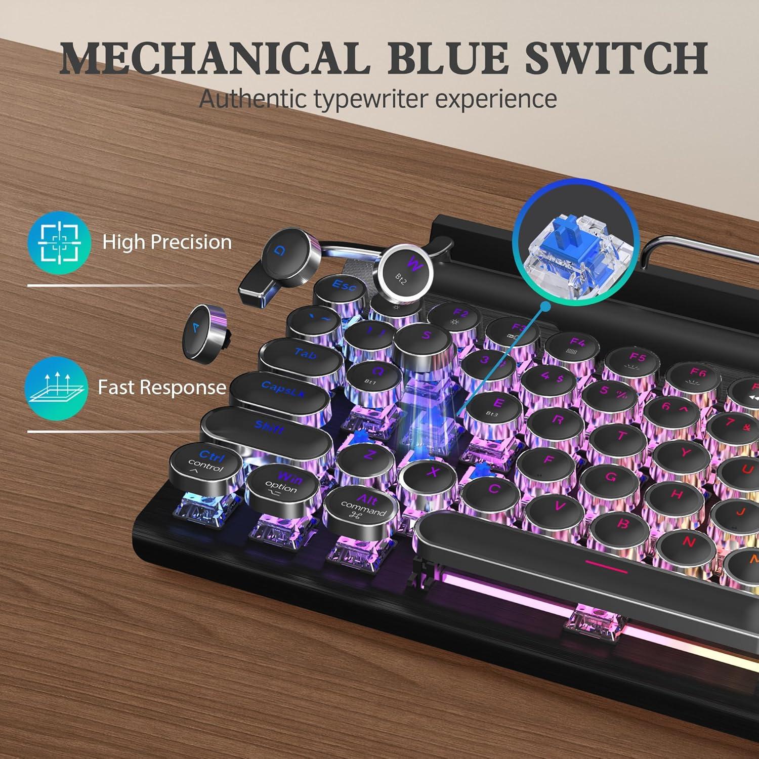 Teclado Mecánico Taiahiro 981 Retroiluminado Inalámbrico