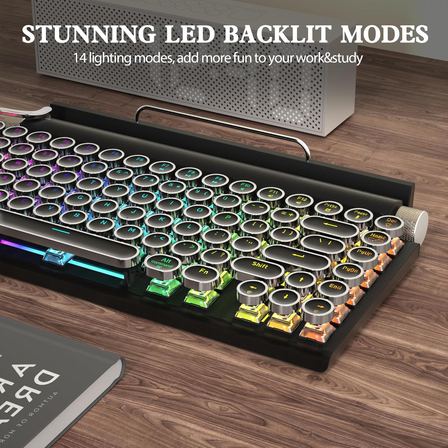 Teclado Mecánico Taiahiro 981 Retroiluminado Inalámbrico