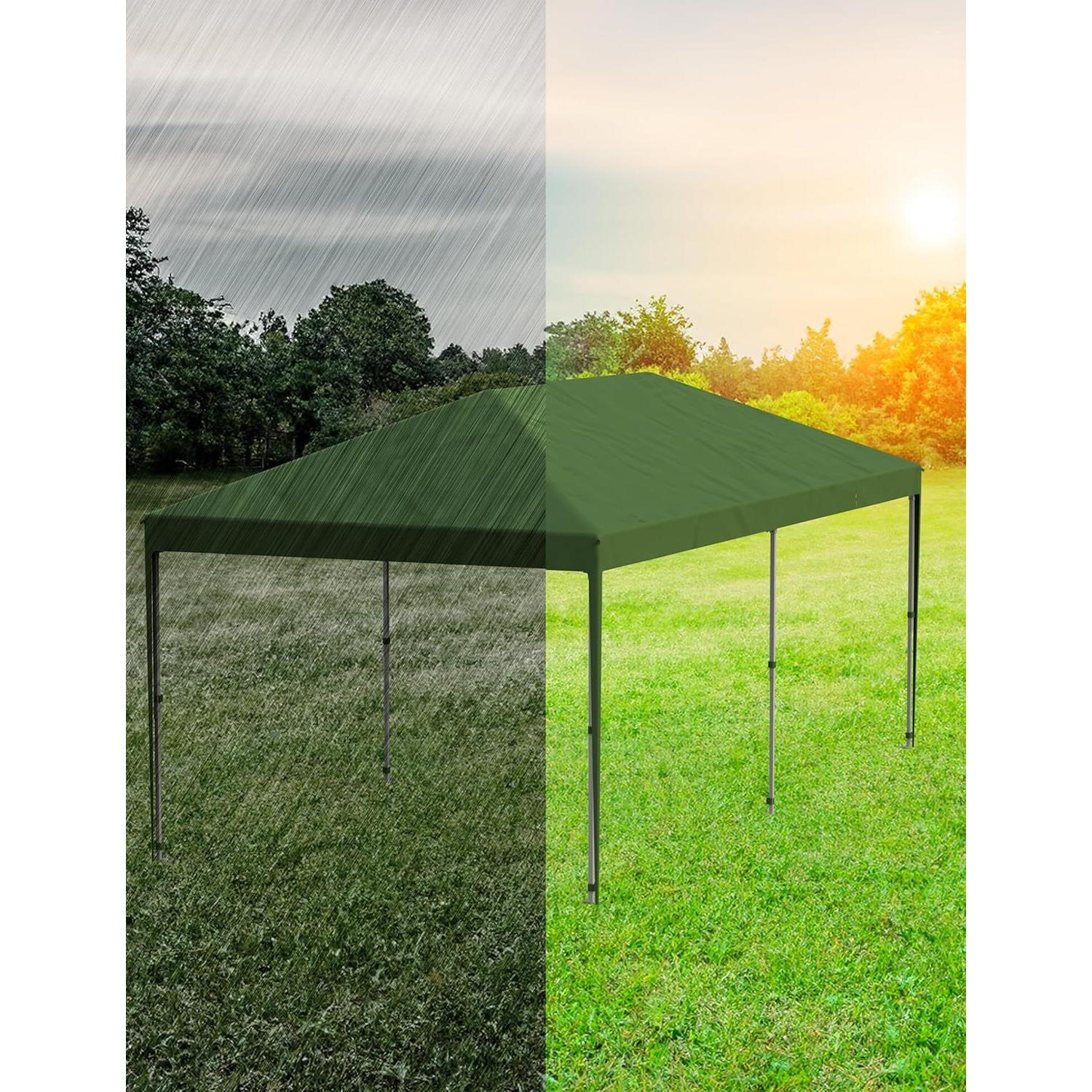Carpa Plegable KYBOLT 3x6m Impermeable Verde con Estacas