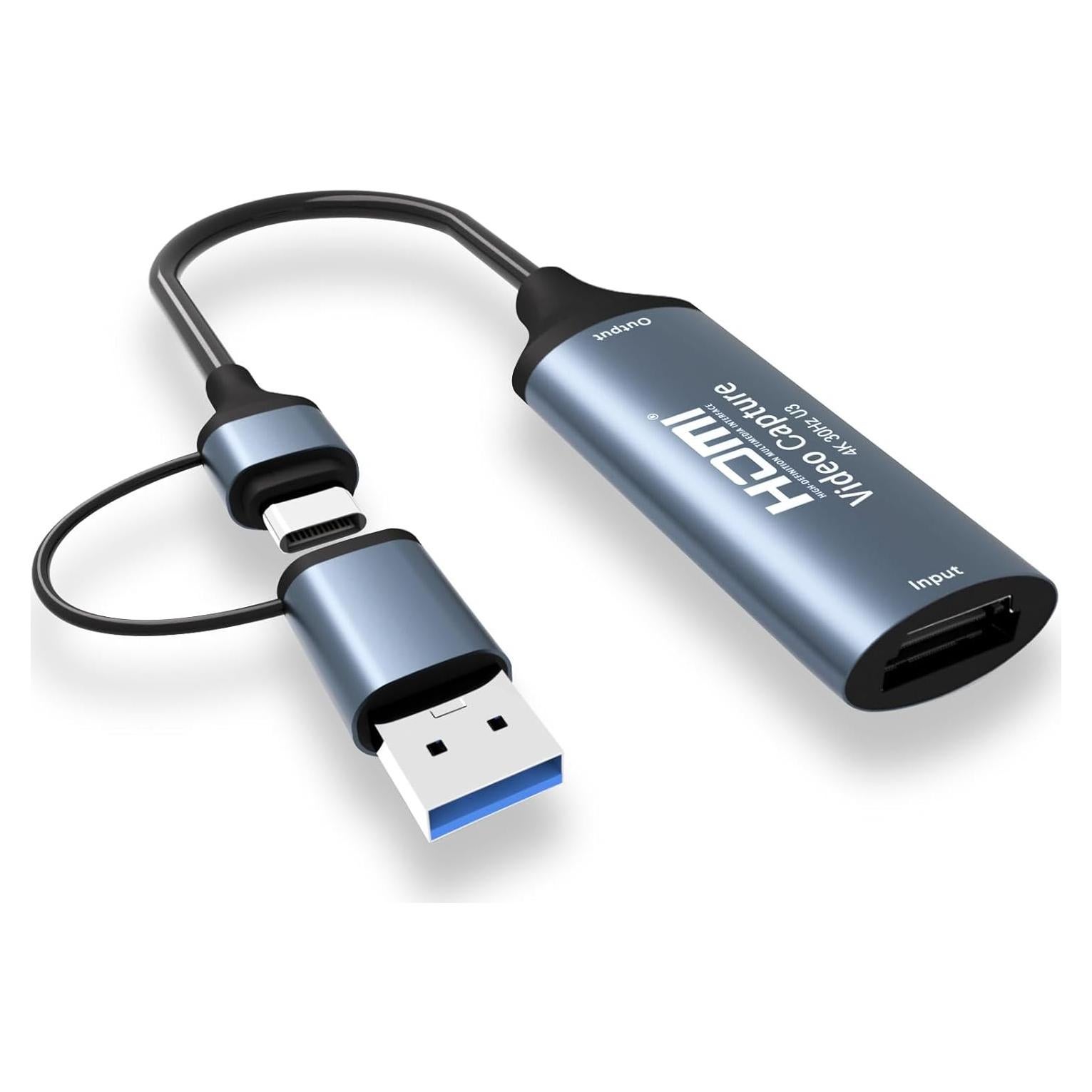 Tarjeta de Captura CAJECT HDMI a USB C 4K 1080P 60FPS