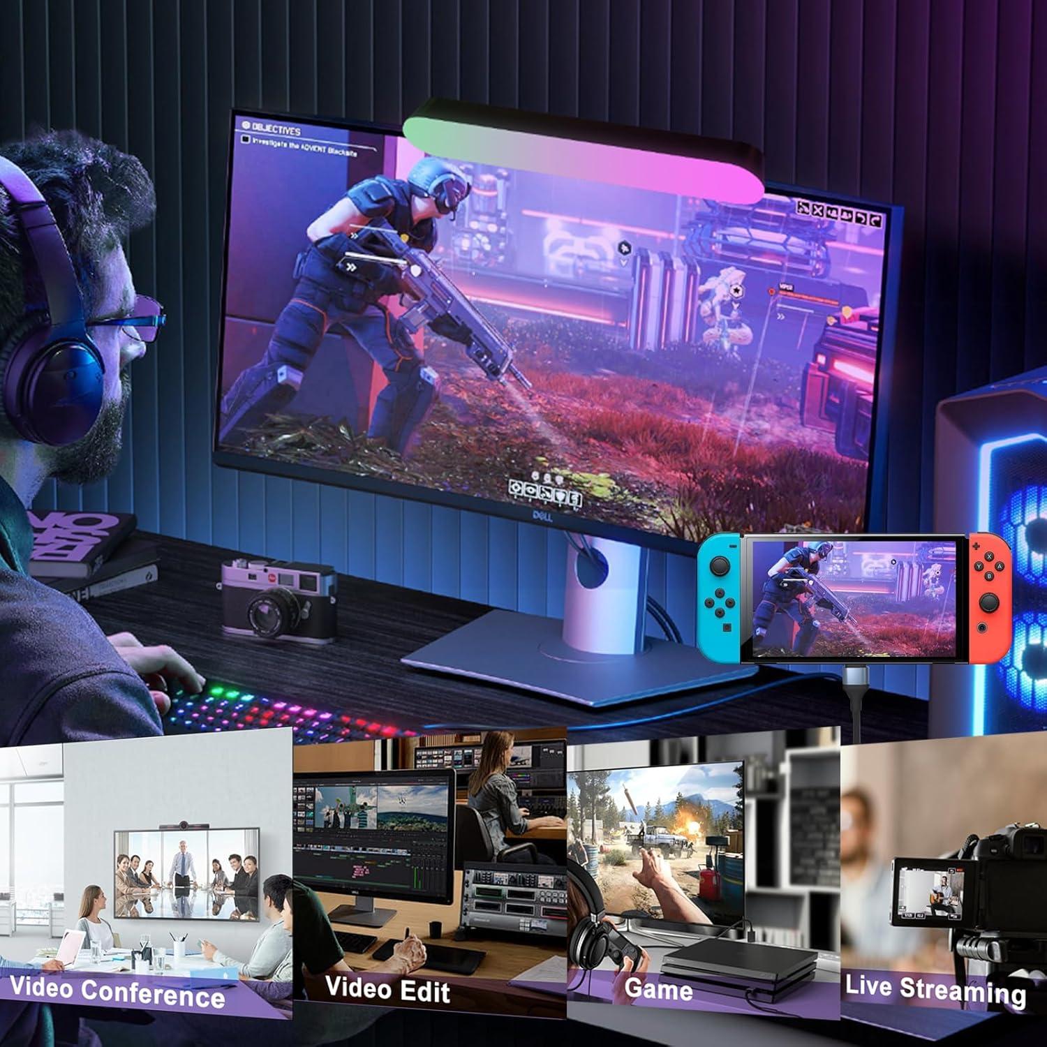 Tarjeta de Captura CAJECT HDMI a USB C 4K 1080P 60FPS