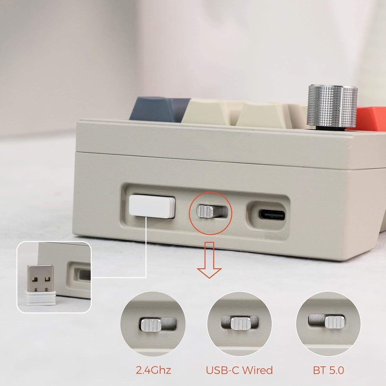 Teclado Numérico Mecánico EPOMAKER CIDOO V21 VIA Bluetooth