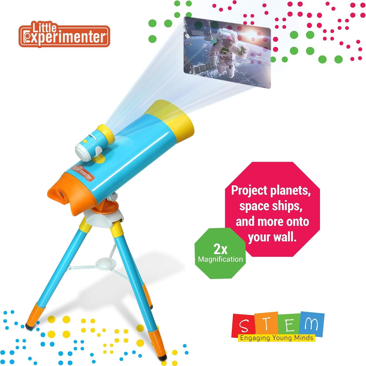 Telescopio Proyector Infantil Little Experimenter 2x Aumento