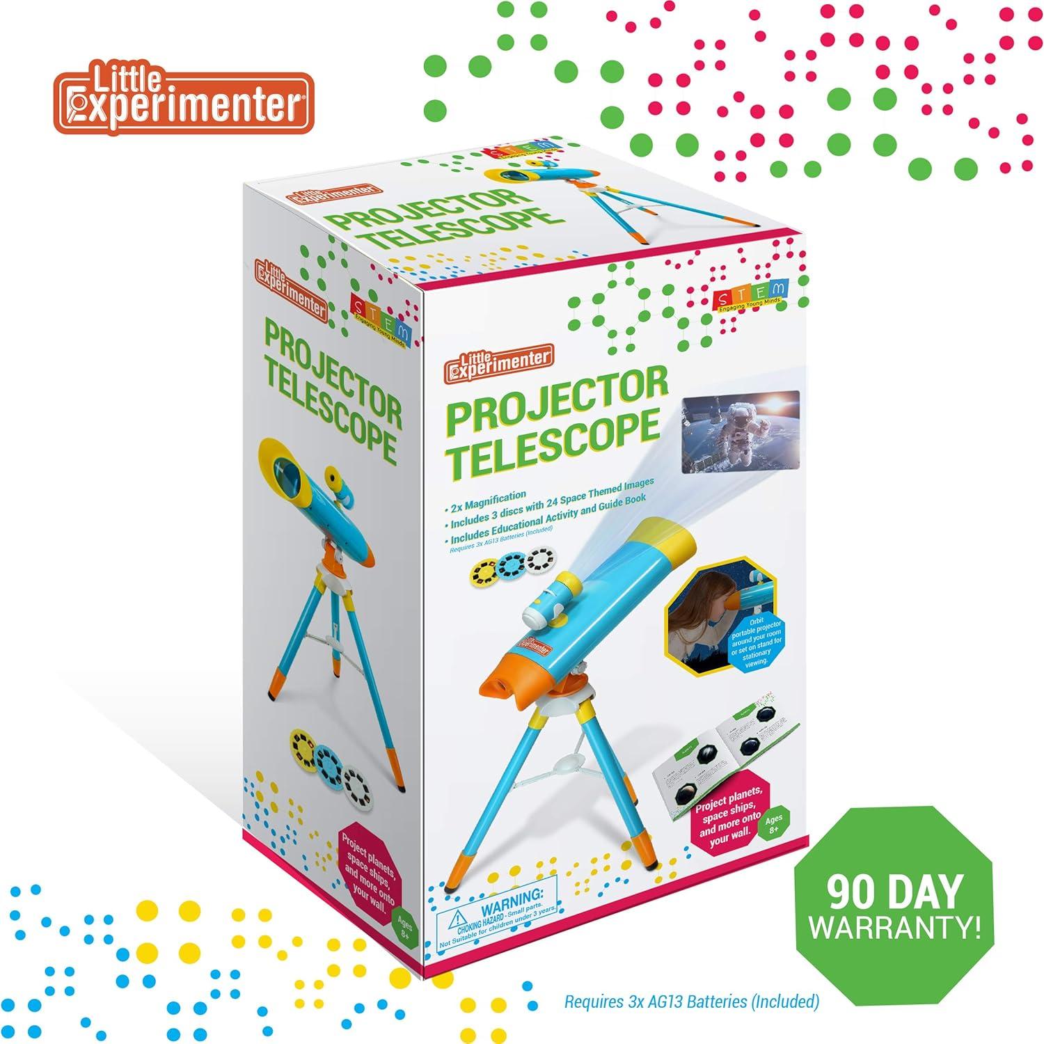 Telescopio Proyector Infantil Little Experimenter 2x Aumento