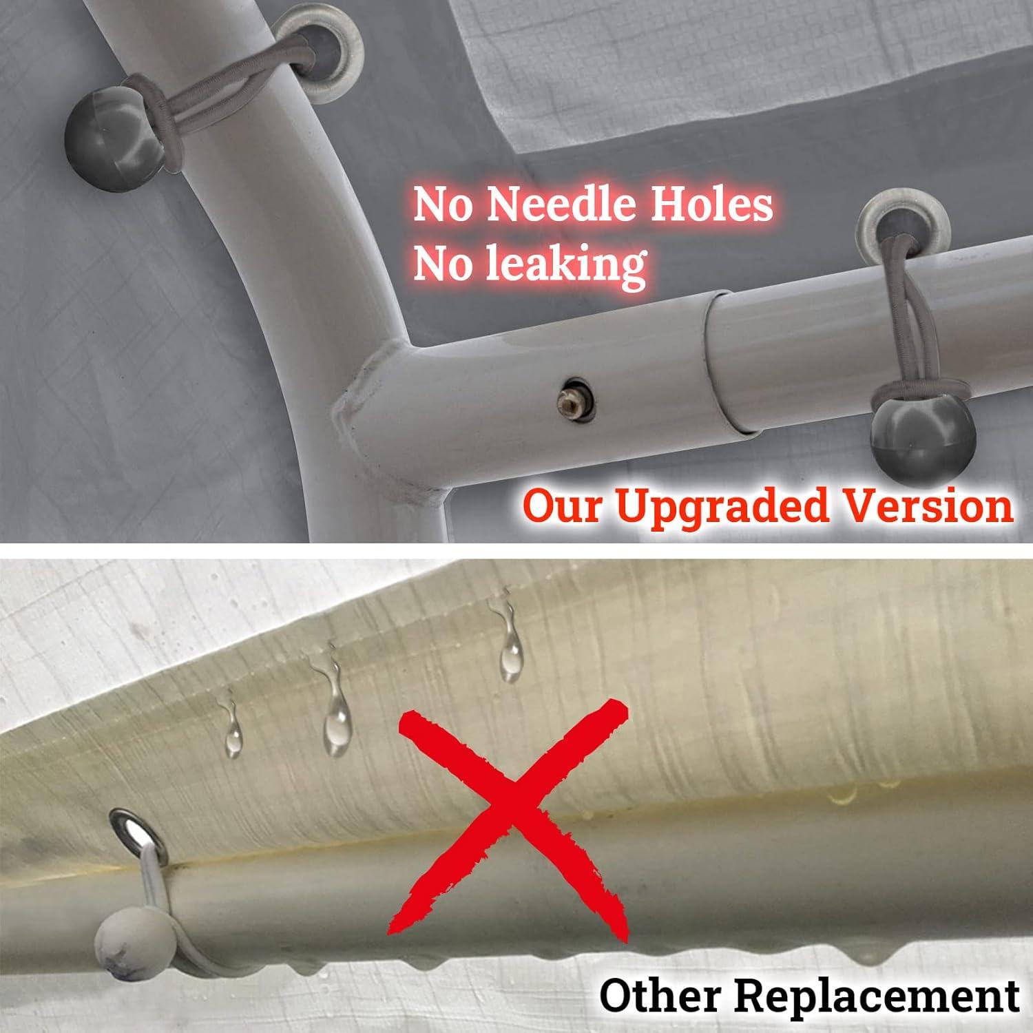 Toldo Rectangular BenefitUSA 3.05x6.10m Plata Impermeable