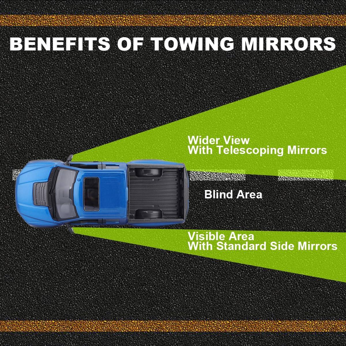 Espejos de Remolque Calefaccionados Spec-D Tuning LED Toyota