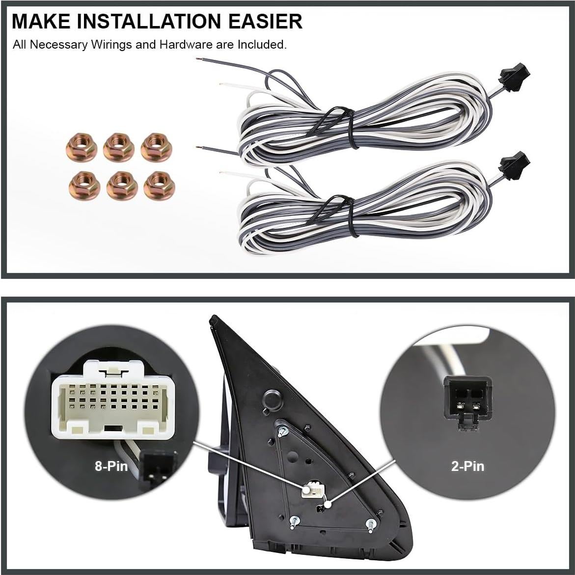 Espejos de Remolque Calefaccionados Spec-D Tuning LED Toyota