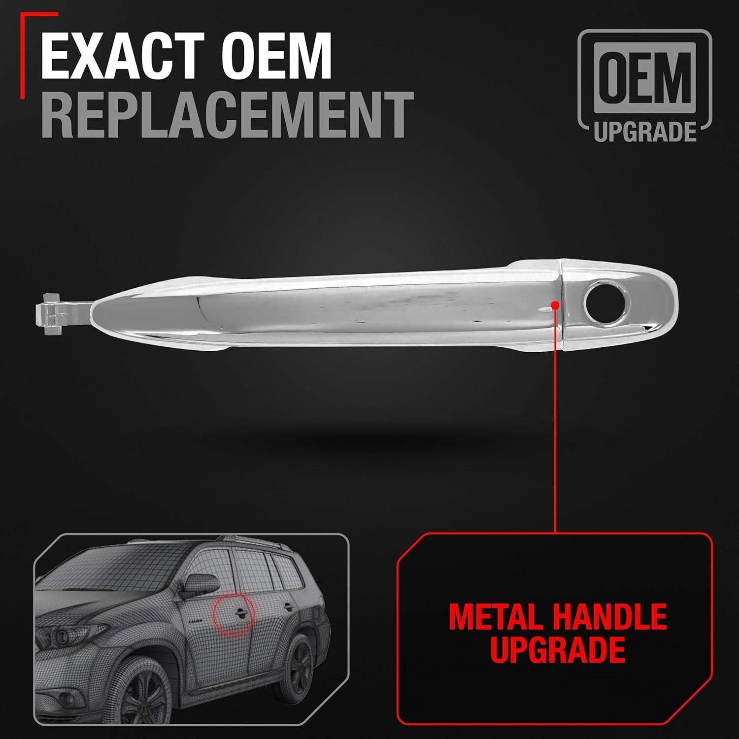 Mango de Puerta Exterior Toyota Tacoma 2005-2015 - Cromado