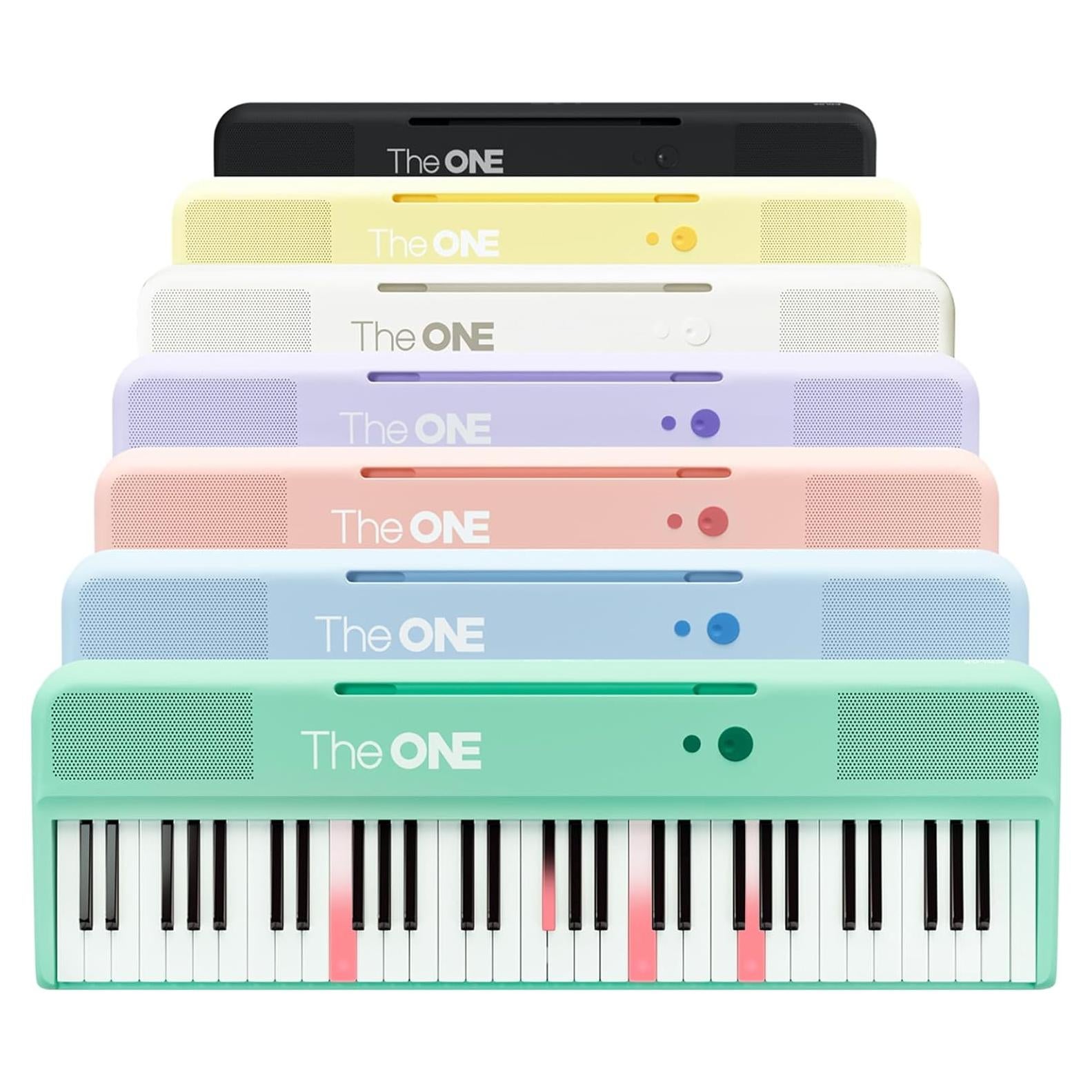 Teclado Eléctrico Inteligente ONE Verde 61 Teclas MIDI