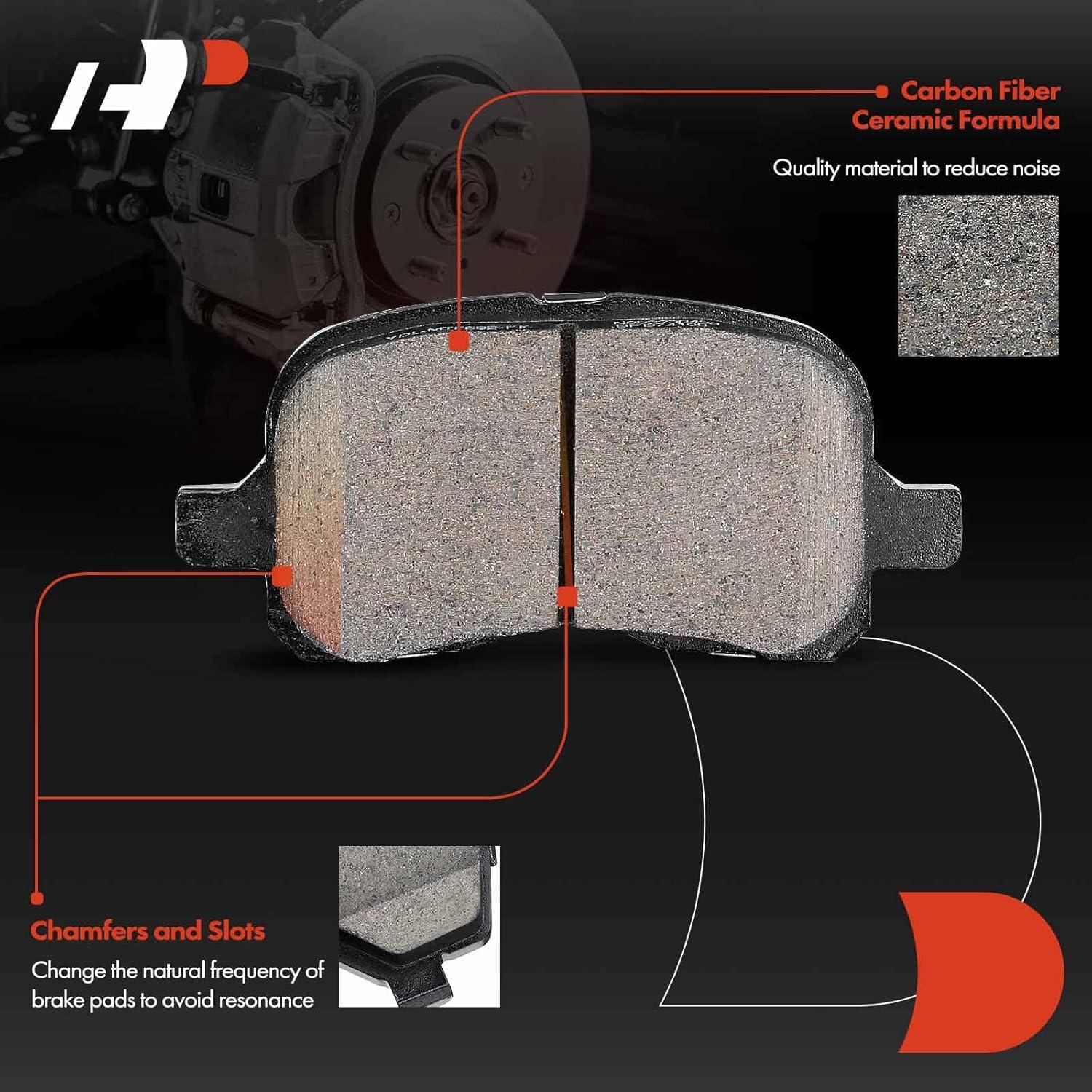 Discos de Freno Perforados y Ranurados A-Premium 255mm + Pastillas Cerámicas Toyota/Chevrolet