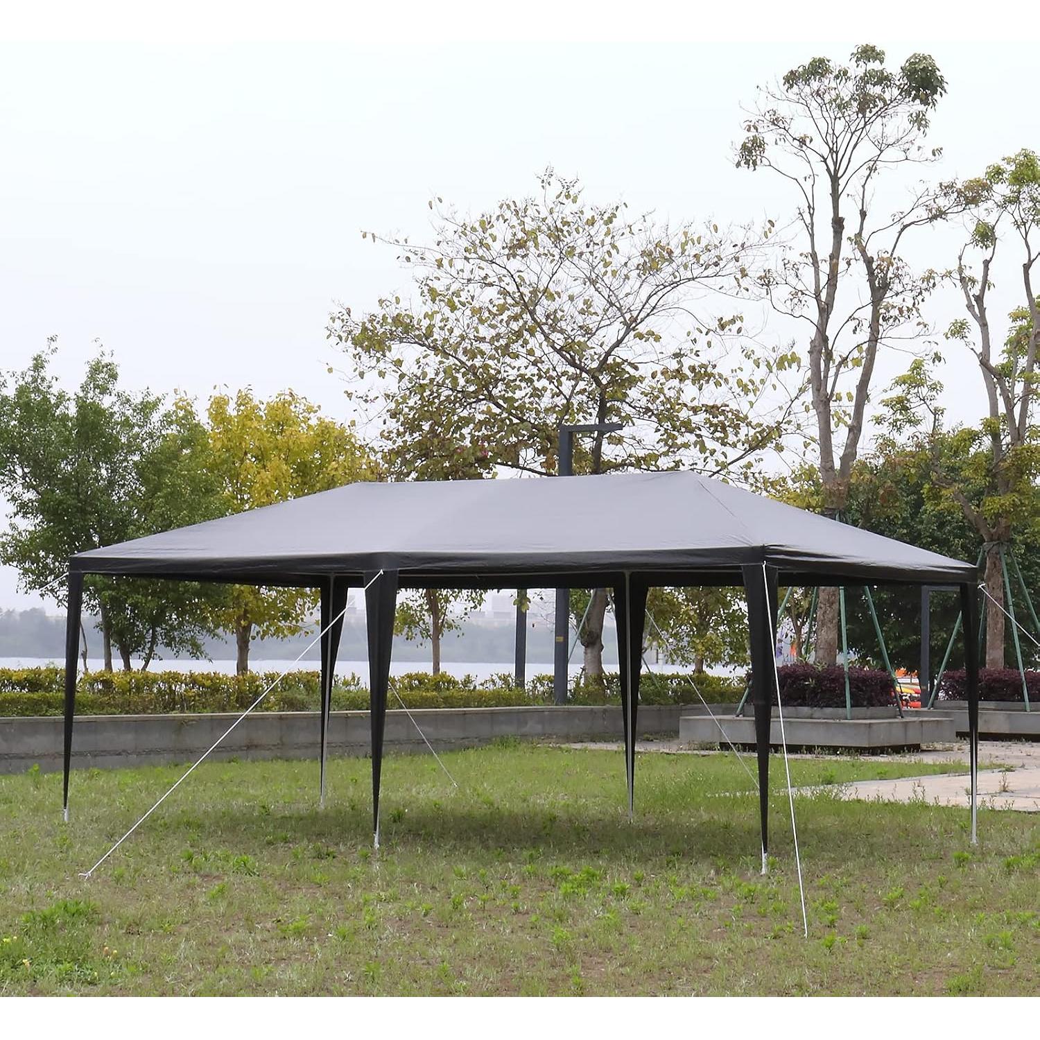 Carpa de Fiesta Exterior 3x6m Genérico Impermeable con 6 Paredes