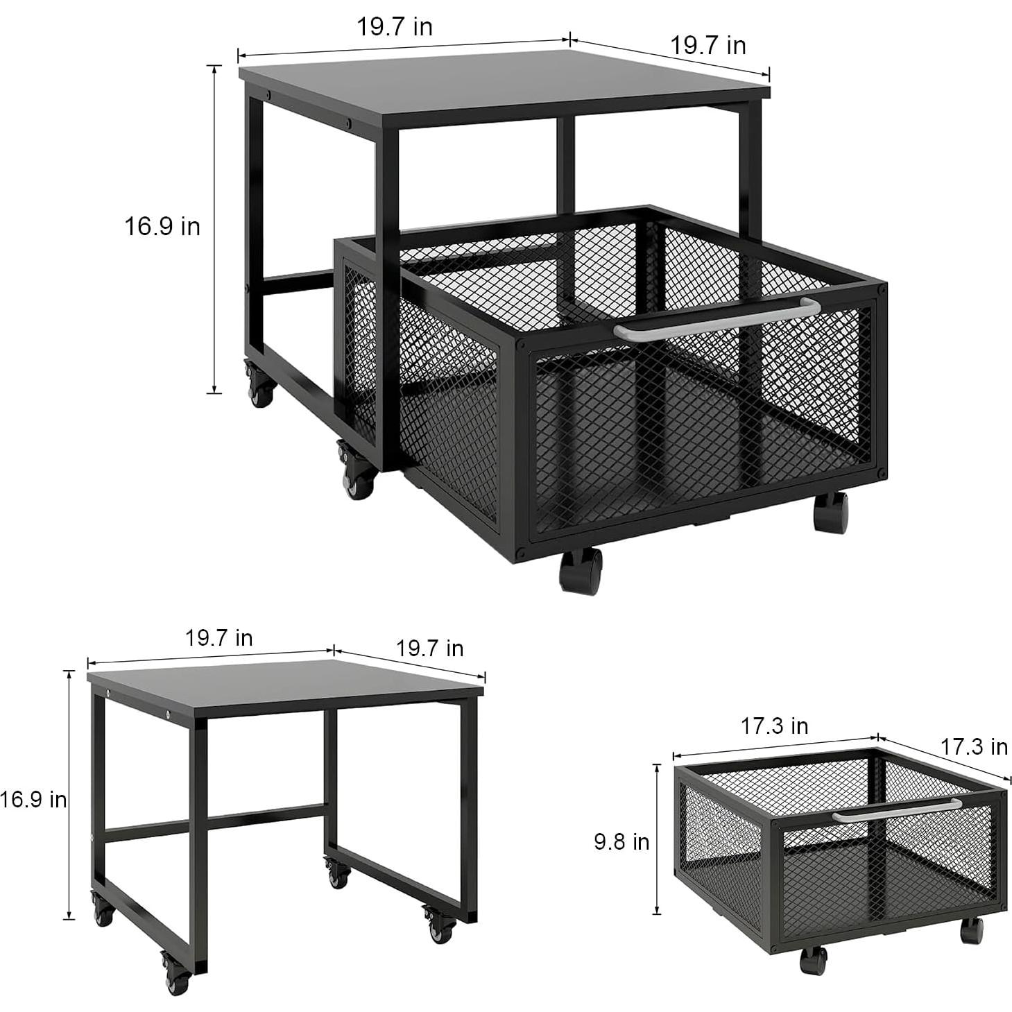 Soporte para Refrigerador Compacto PUNCIA 50x50cm con Ruedas