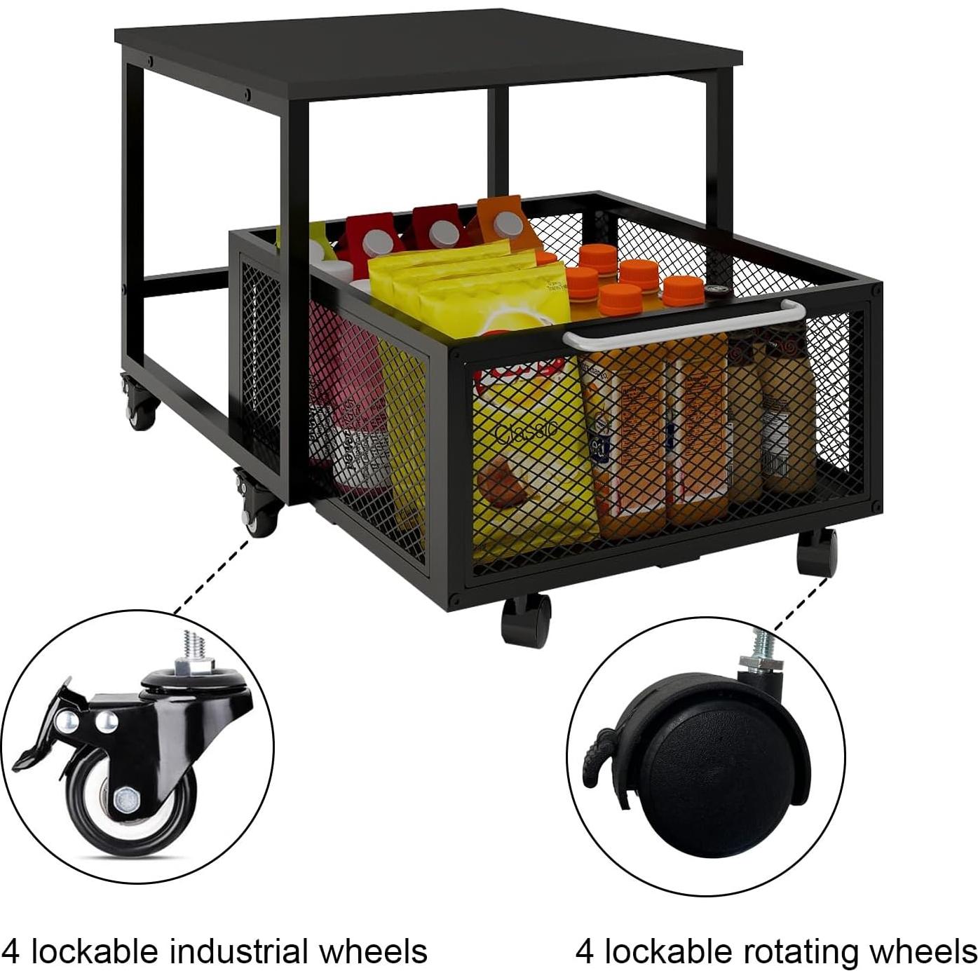 Soporte para Refrigerador Compacto PUNCIA 50x50cm con Ruedas