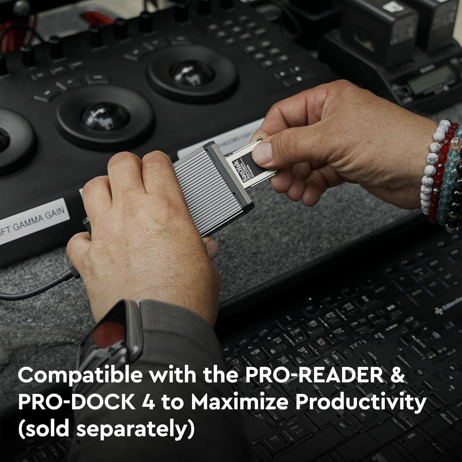 Tarjeta SanDisk 640GB PRO-Cinema CFexpress Tipo B 1700MB/s