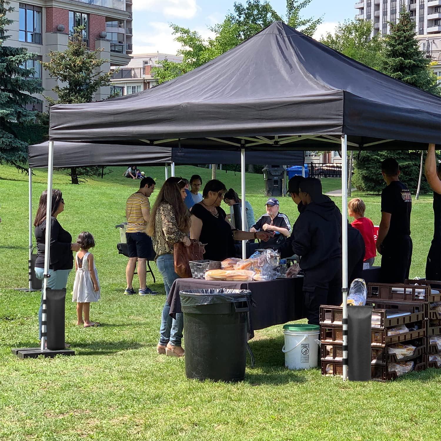 Pesas de Arena Cilíndricas IALNAI para Carpa 4 Unidades