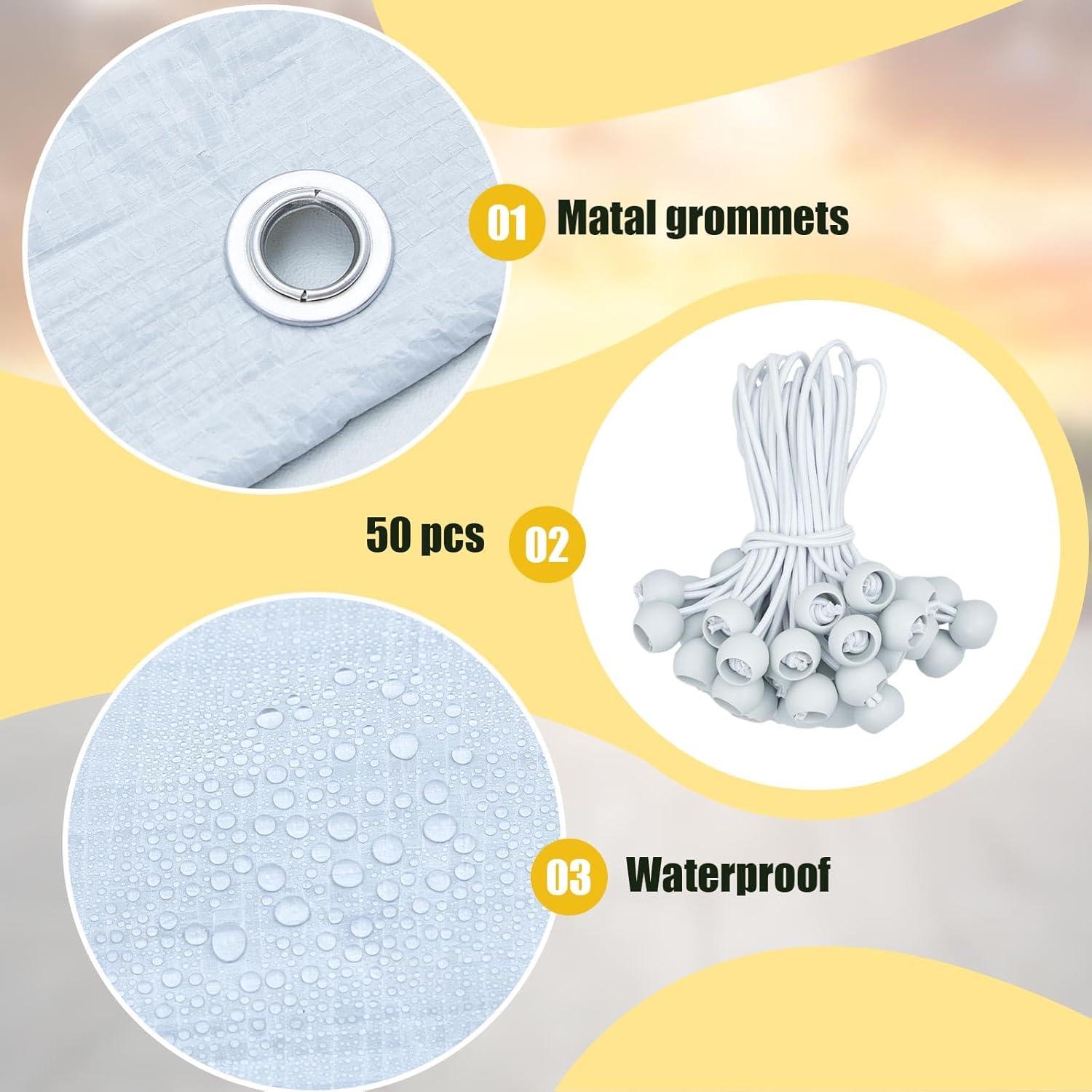 Carpa de Garaje 12x20 pies Wesnoy Cubierta Impermeable