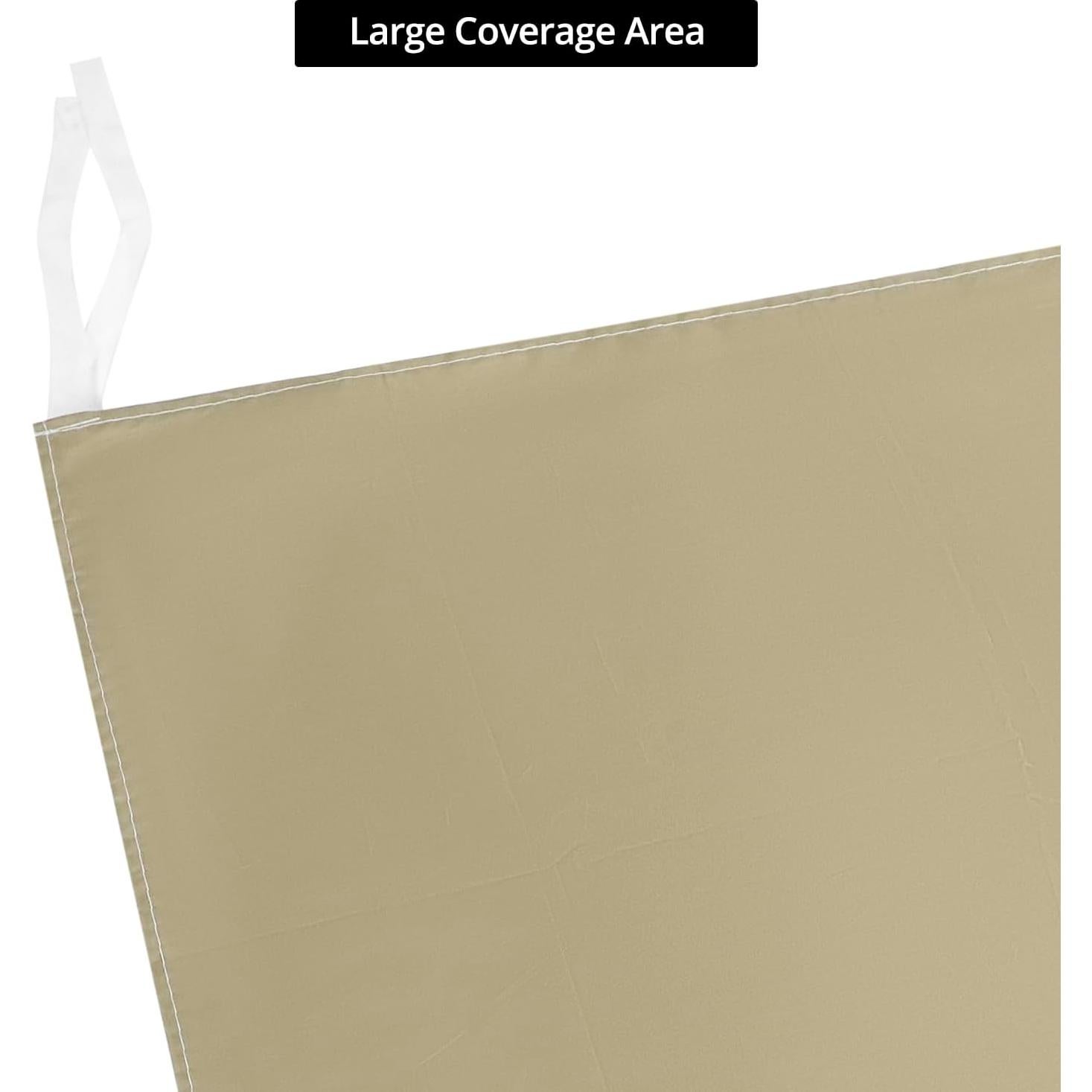 Pared Lateral Impermeable QWORK 300x190cm para Carpa 10x10ft