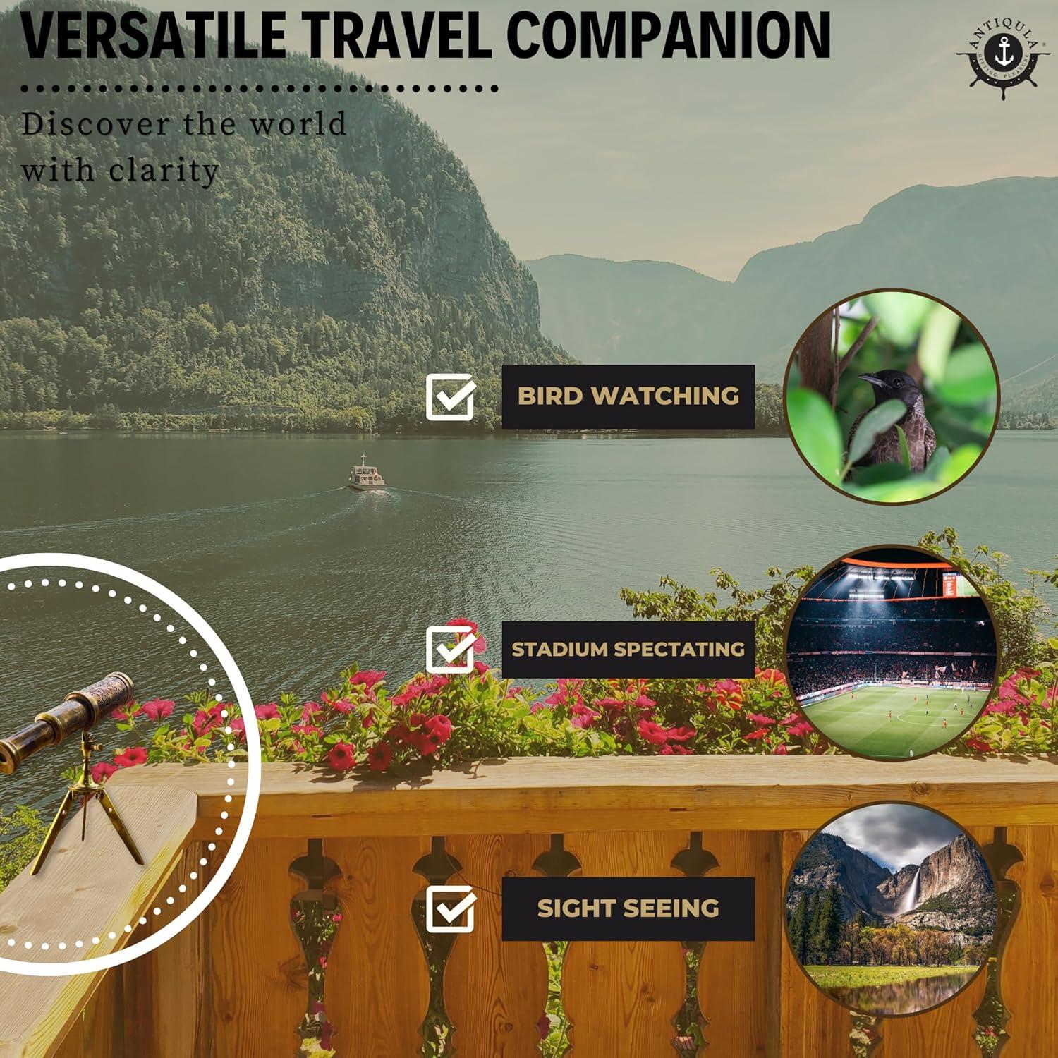 Telescopio Decorativo Antiqula ExploreX 6.0 Vintage 15cm