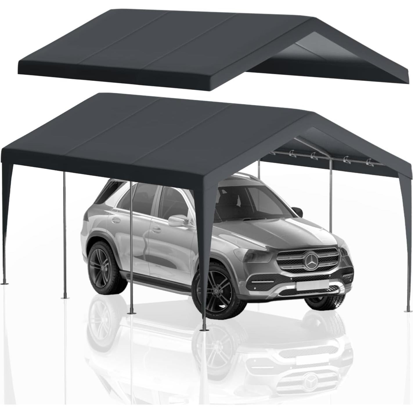 Cubierta de Techo de Garaje BUPPLEE 3.66x6.1m Impermeable