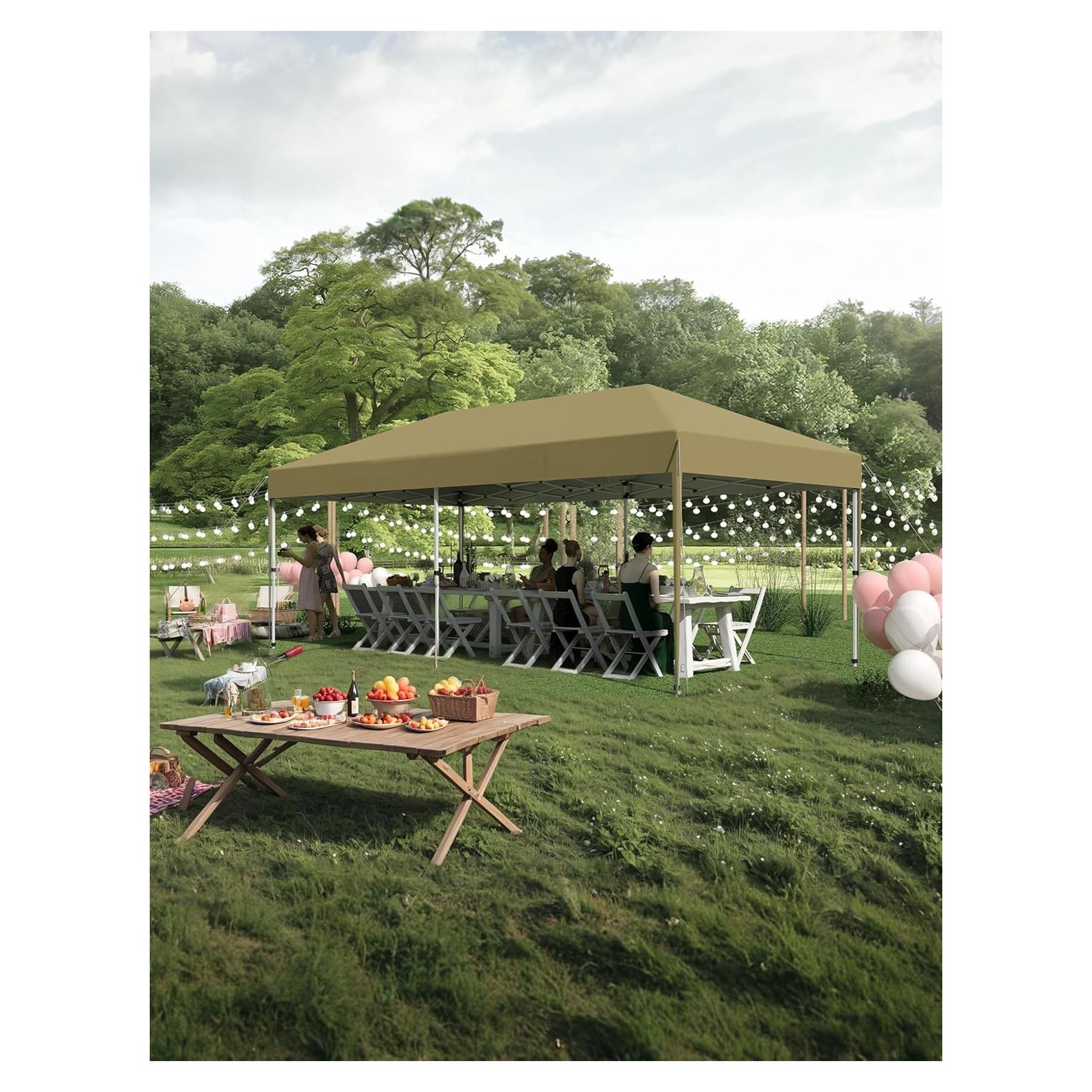 Carpa Plegable 3x6m KYBOLT Impermeable con Estacas y Sacos