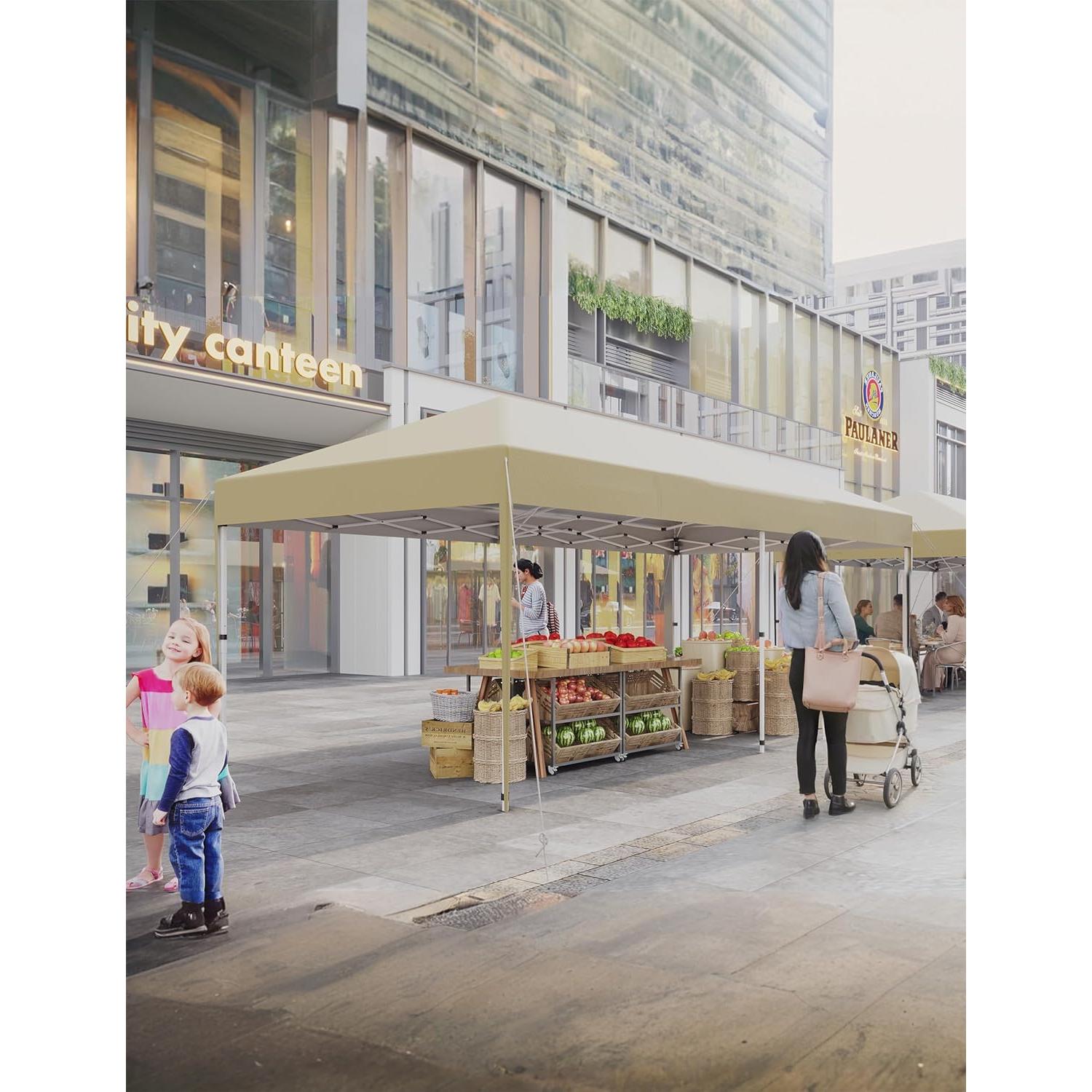 Carpa Plegable 3x6m KYBOLT Impermeable con Estacas y Sacos