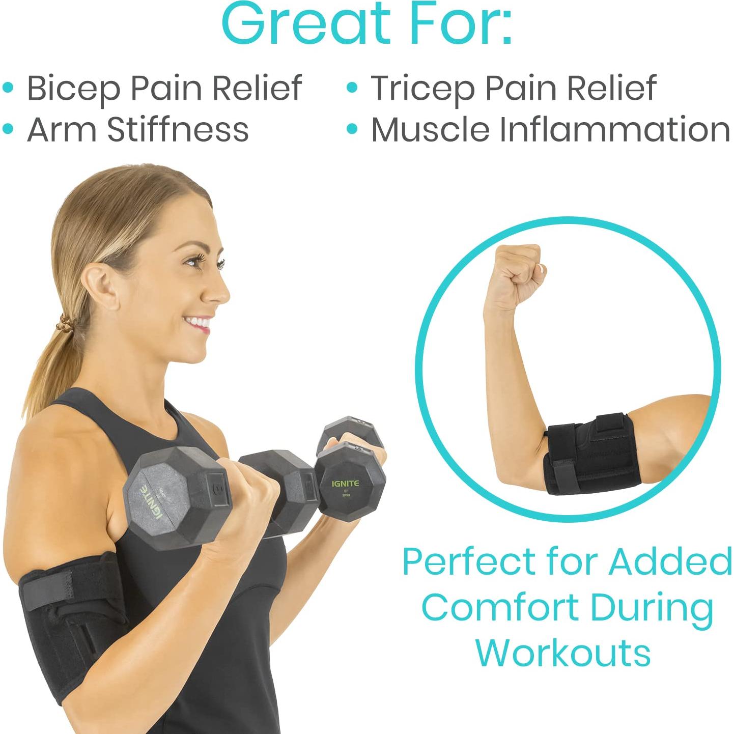 Faja de Compresión Vive para Tendonitis de Bíceps - Grande