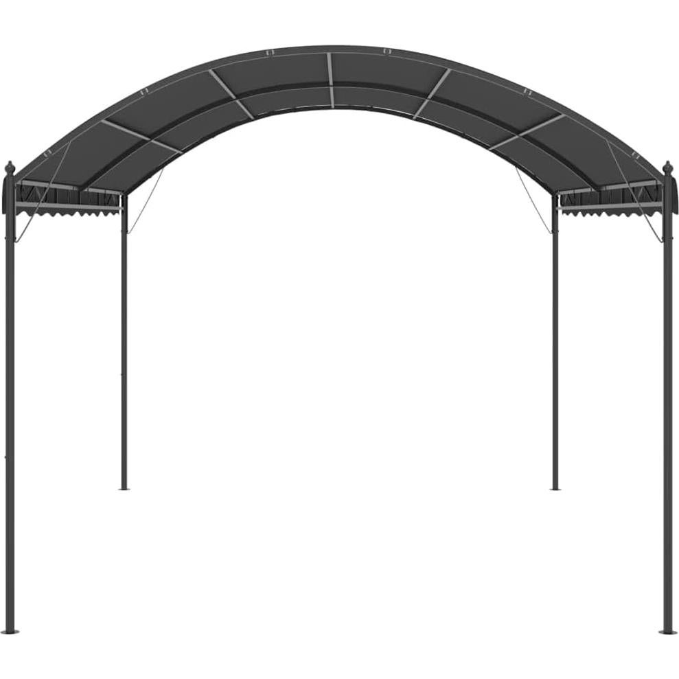 Outdoor Event Tent Collapsible Tent Big Canopy Tent Patio Gazebo Sunshade Awning 118.1"x157.4" Anthracite