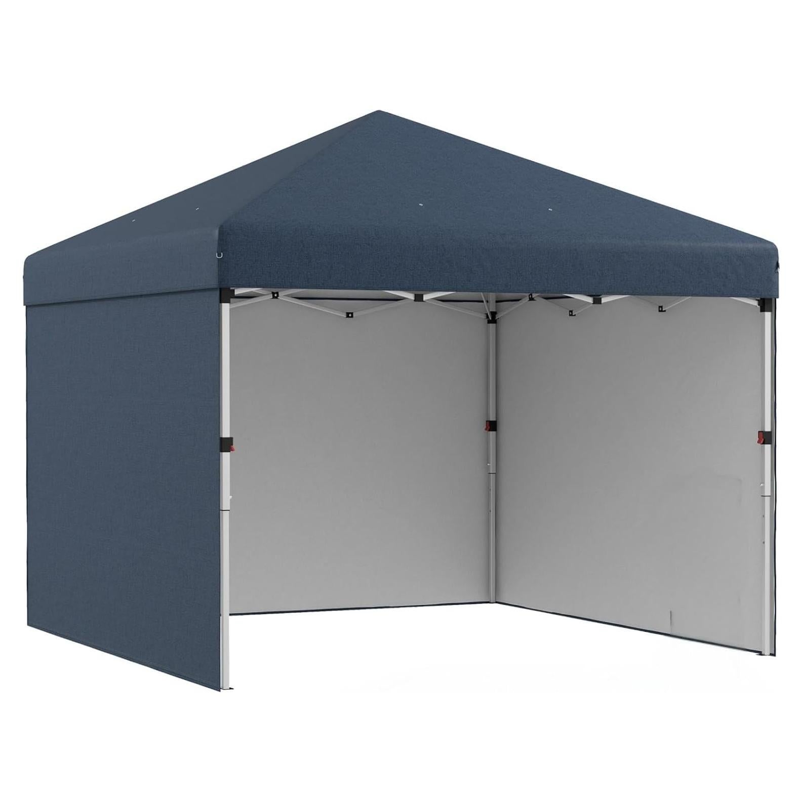 Carpa de Dosel Plegable Genérico 3 Paredes 297x297cm Azul