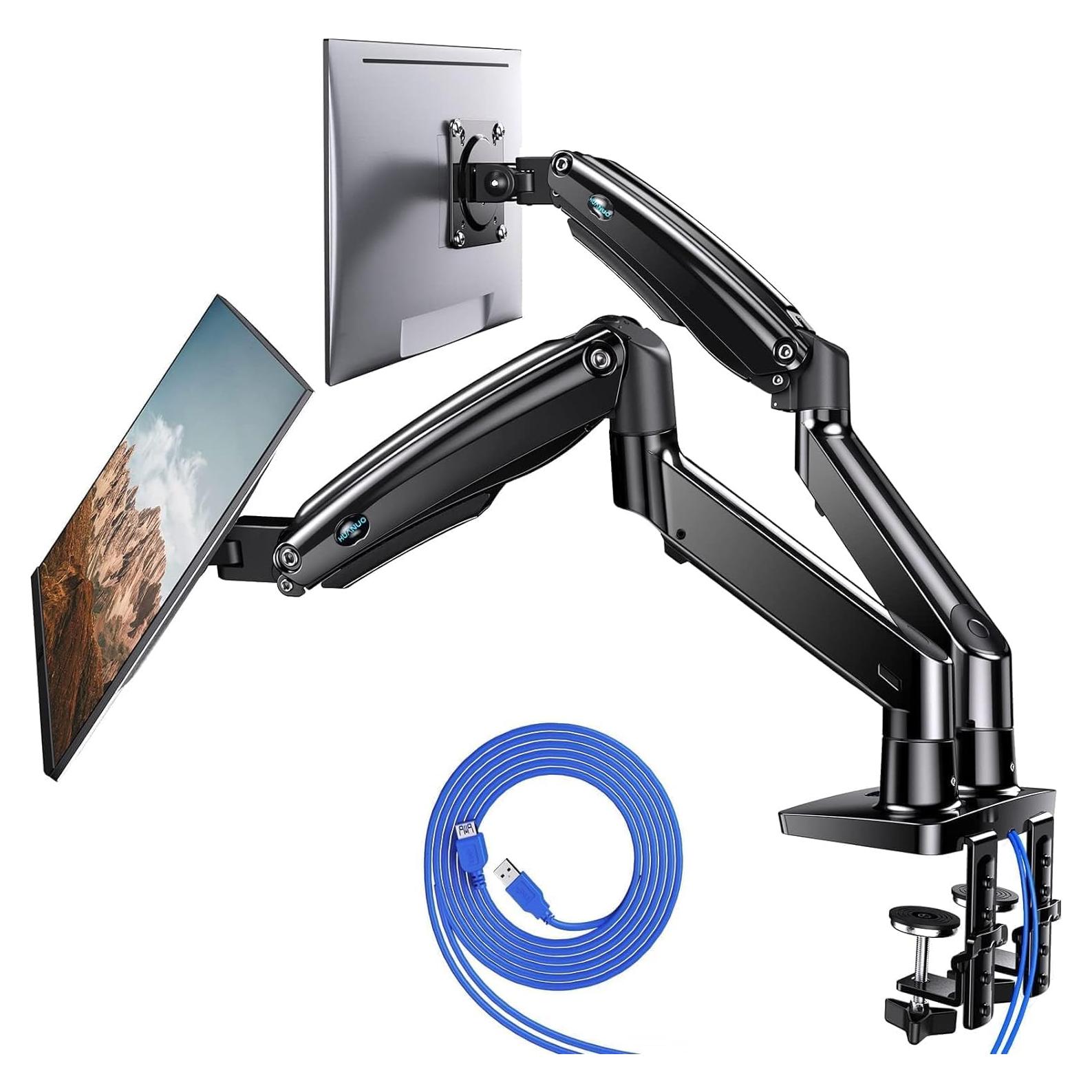 Soporte Doble para Monitor HUANUO HNDS7 Ajustable 13-40"