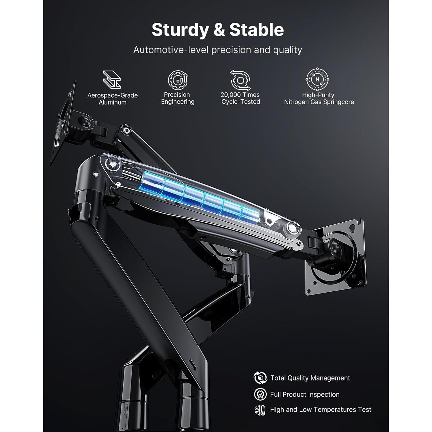 Soporte Doble para Monitor HUANUO HNDS7 Ajustable 13-40"