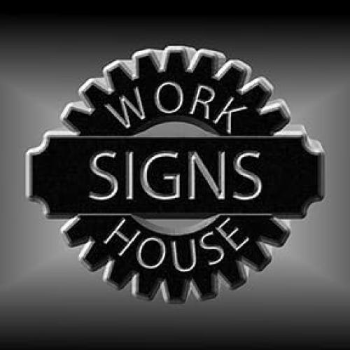 Cartel de Jardín 45x60 cm Work House Signs Flecha Derecha