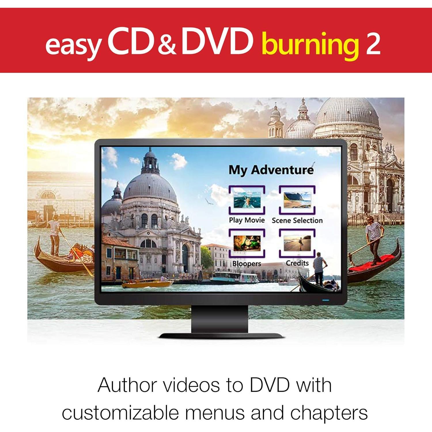 Grabador de Discos Corel Easy CD & DVD Burning 2