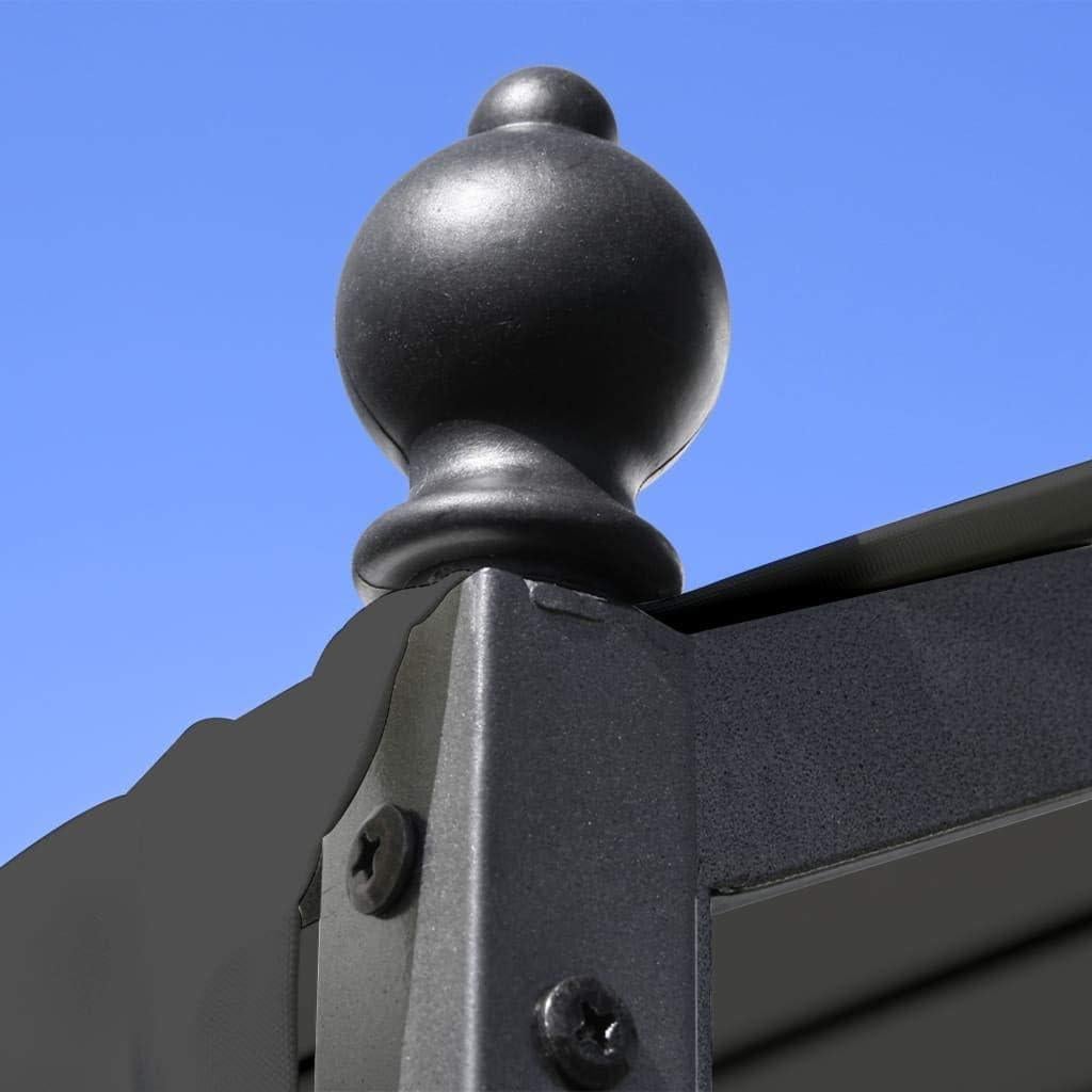 Sunshade Awning,Garden Sunshade Awning,Outdoor Sunshade Awning,Camping Shelter,Grill Gazebo,Event Tent,for Patio, Backyard, Beach, Garden,Camping Trip, Festival,118.1"x157.4" Anthracite