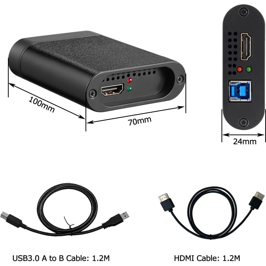 Tarjeta Captura Video 4K HDMI SDTNOVA VC-H4K30 USB 3.0