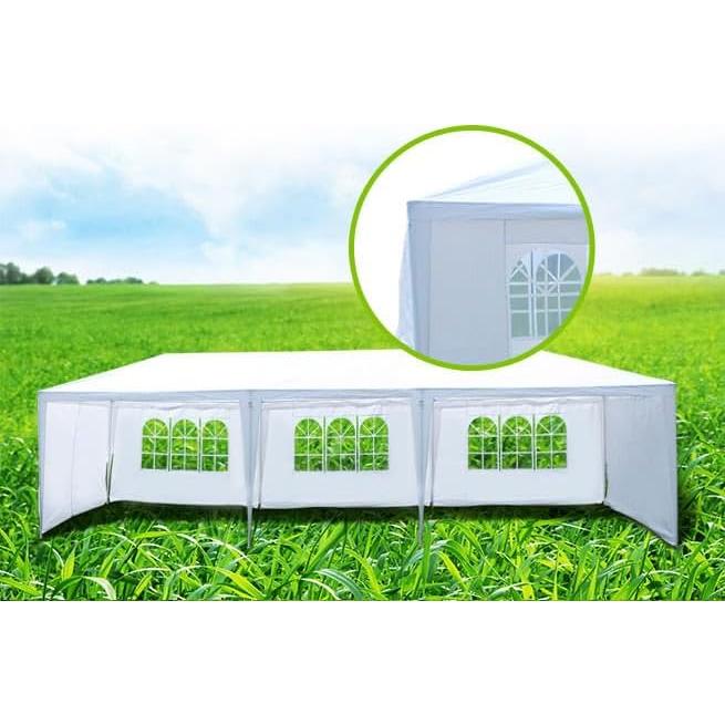 Carpa de Canopy Plegable YFCOO 3.05x9.14m Blanca Impermeable