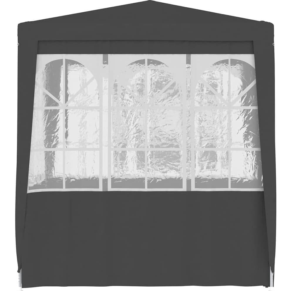 Carpa de Fiesta GeoHome 2.5x2.5m Antracita con Paneles