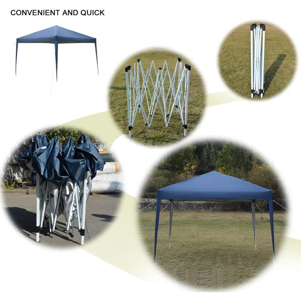 Carpa Plegable 3x3m Sepnefi Azul Impermeable para Eventos