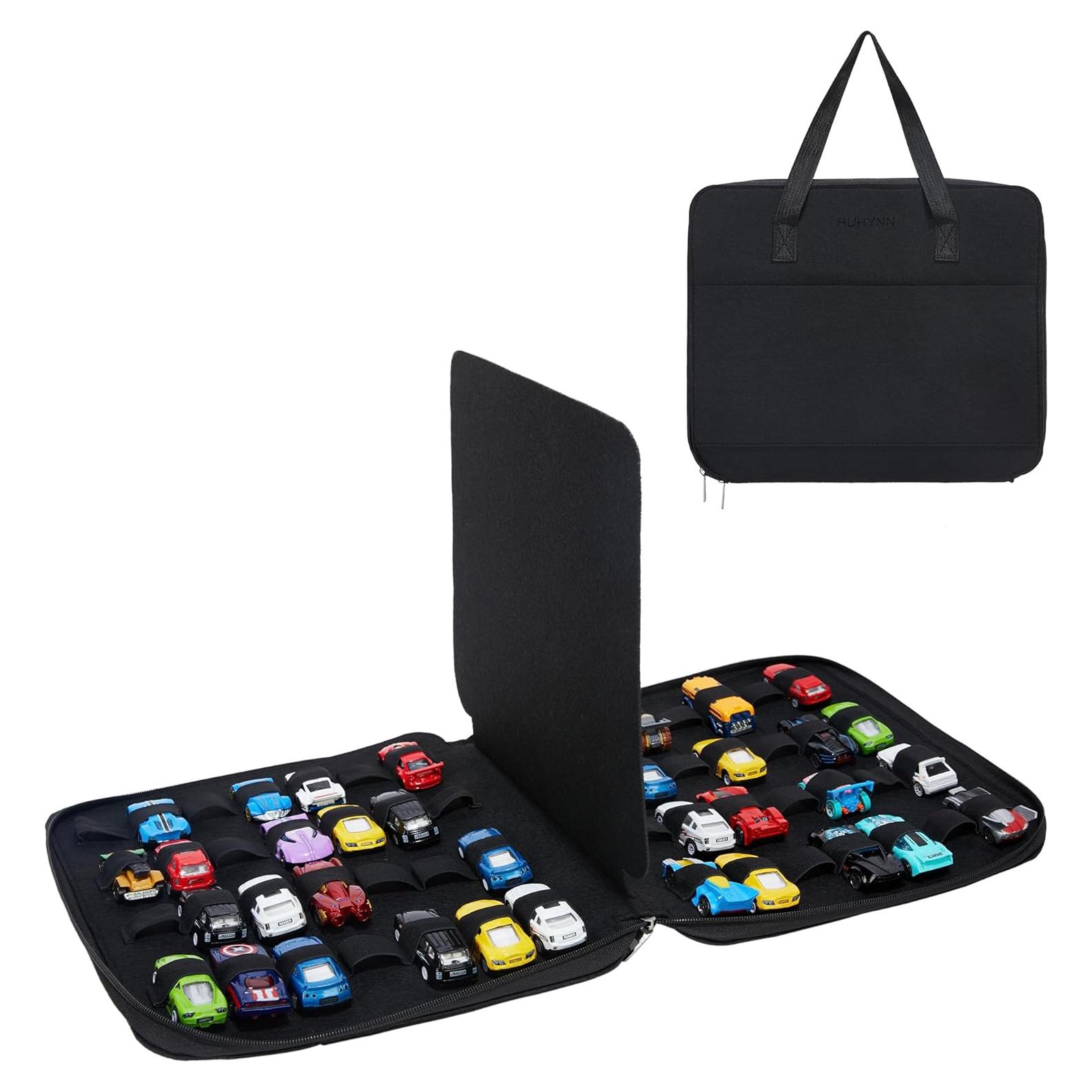 Organizador de Coches de Juguete HUHYNN para 56 Hot Wheels