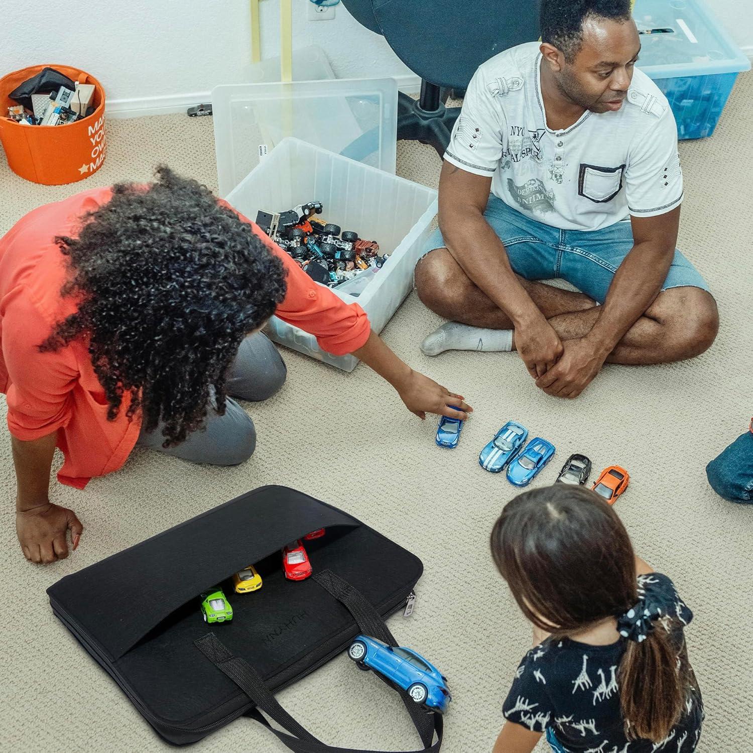 Organizador de Coches de Juguete HUHYNN para 56 Hot Wheels