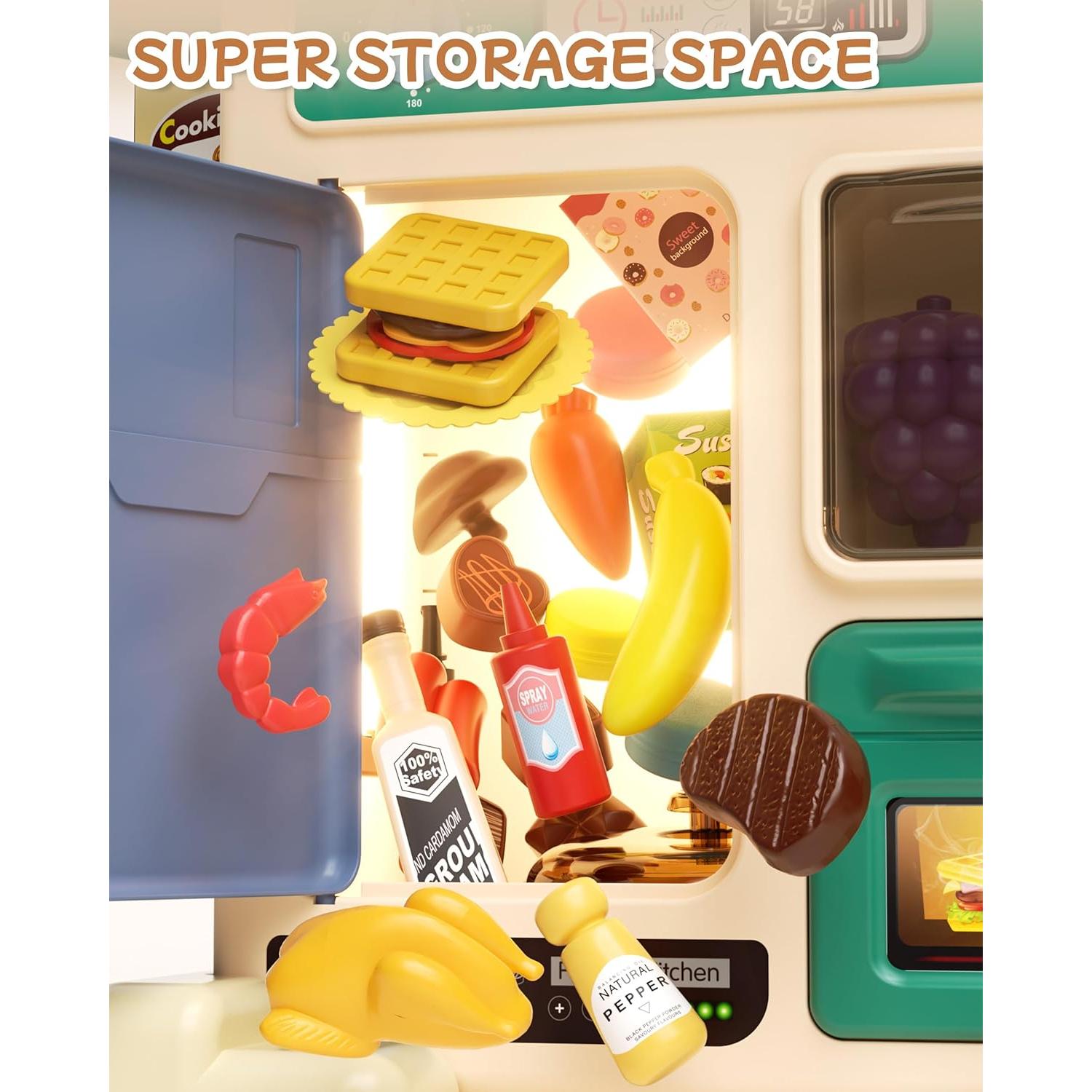 Juego de Cocina Infantil Eohemeral con Luces y Sonidos Verde