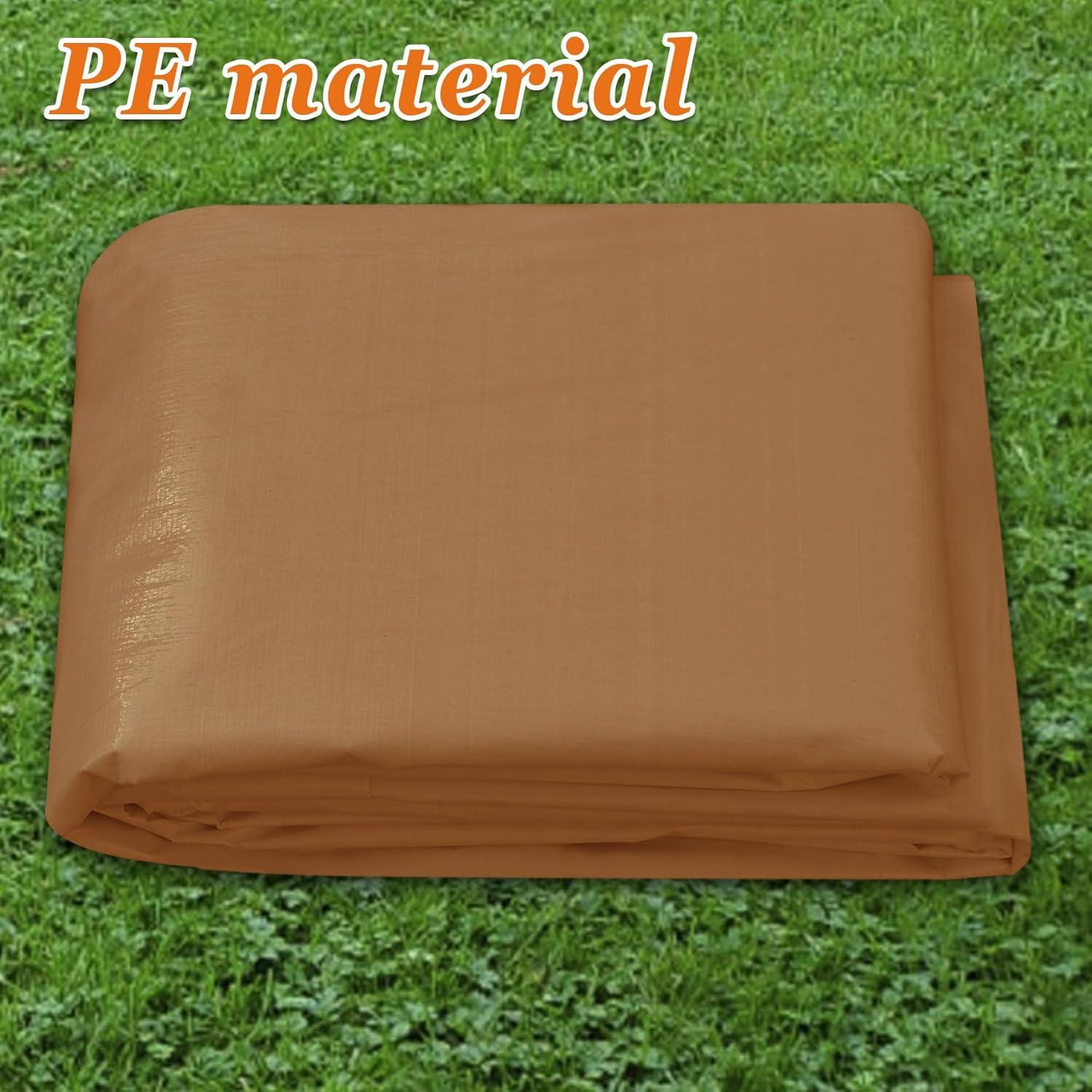 Cubierta de Toldo para Garaje Strong Camel 10x20 pies Beige