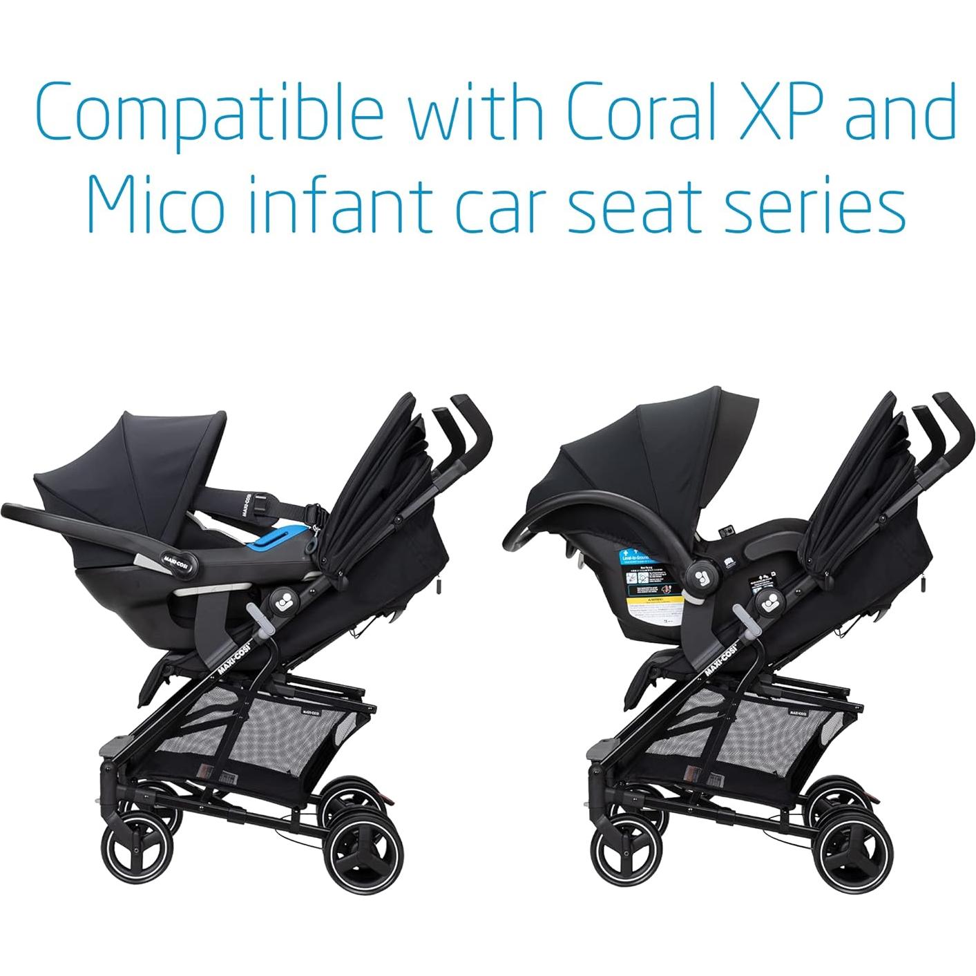 Cochecito Compacto Maxi-Cosi Mara XT Acolchado Negro