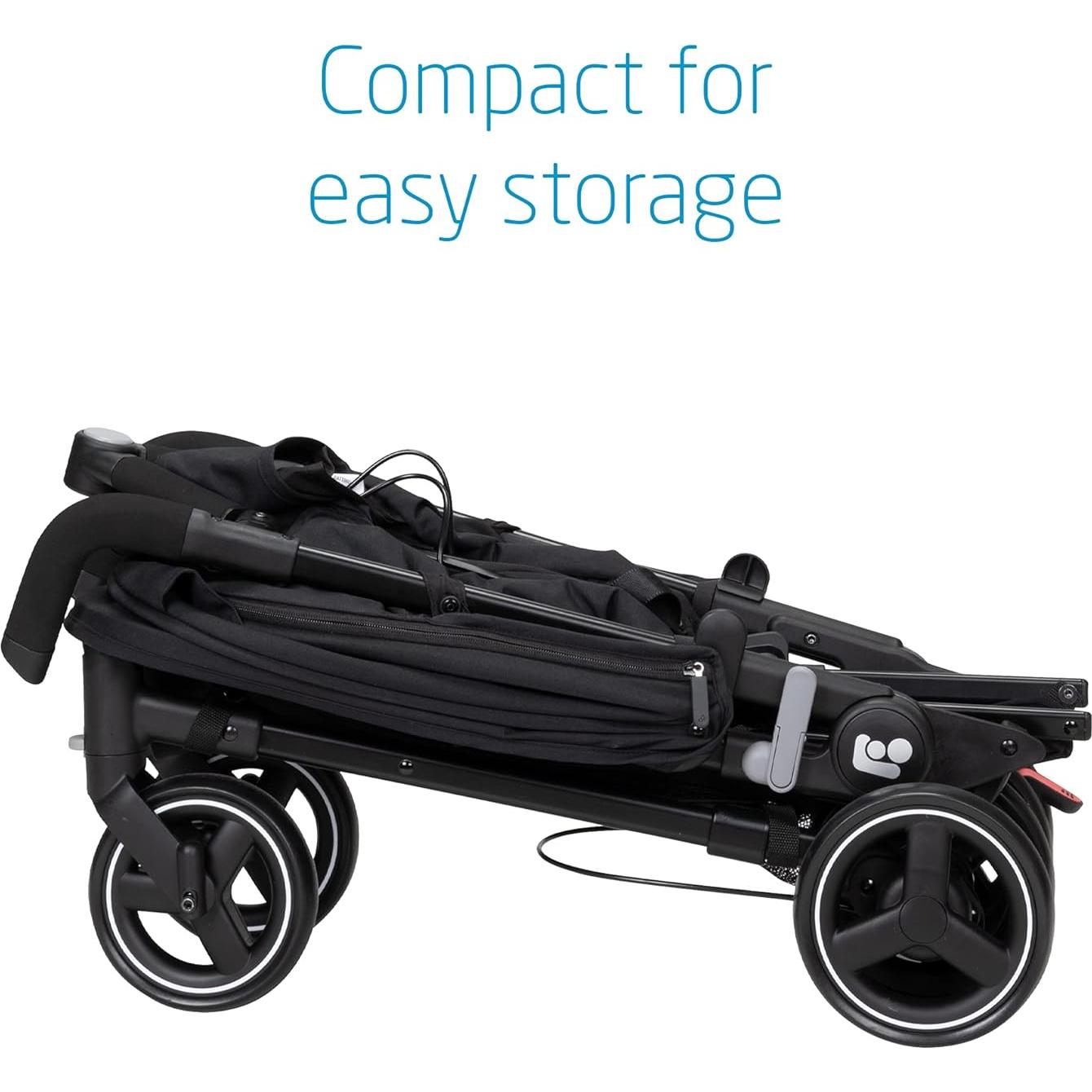 Cochecito Compacto Maxi-Cosi Mara XT Acolchado Negro