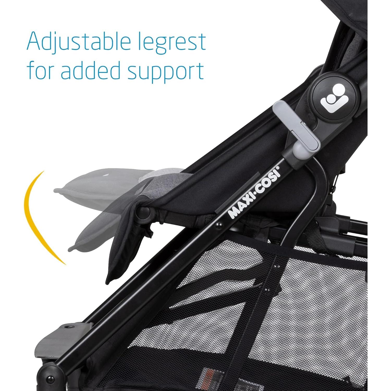 Cochecito Compacto Maxi-Cosi Mara XT Acolchado Negro